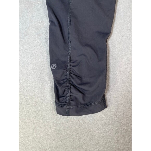 Lululemon Race With Grace Crop Leggings size 10 grey - Picture 6 of 8